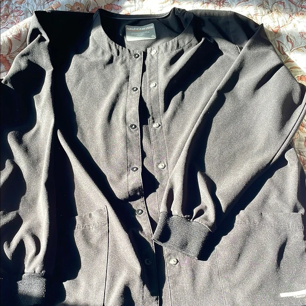 Skechers Black Button-Up Jacket - Picture 1 of 3